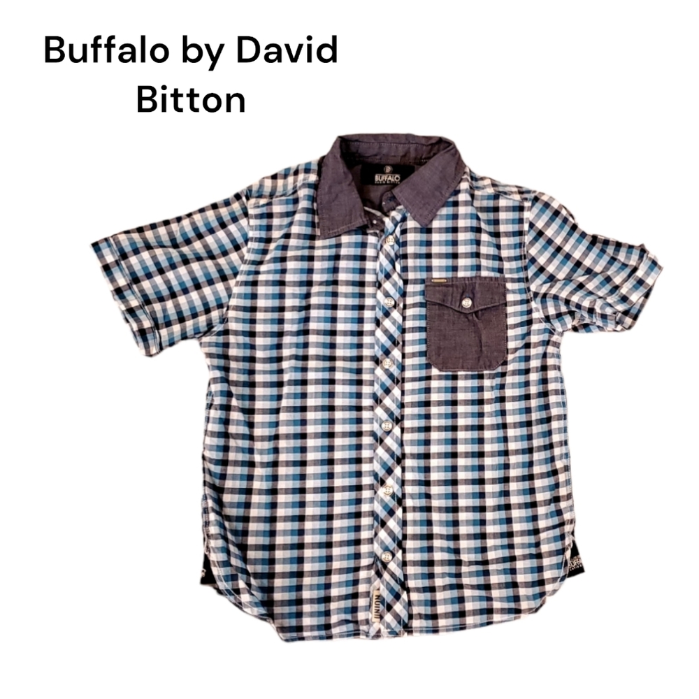 Buffalo Boy's Plaid Shirt David Bitton Designer